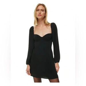 Aritzia Wilfred Novella dress in Black - size 8 NWT